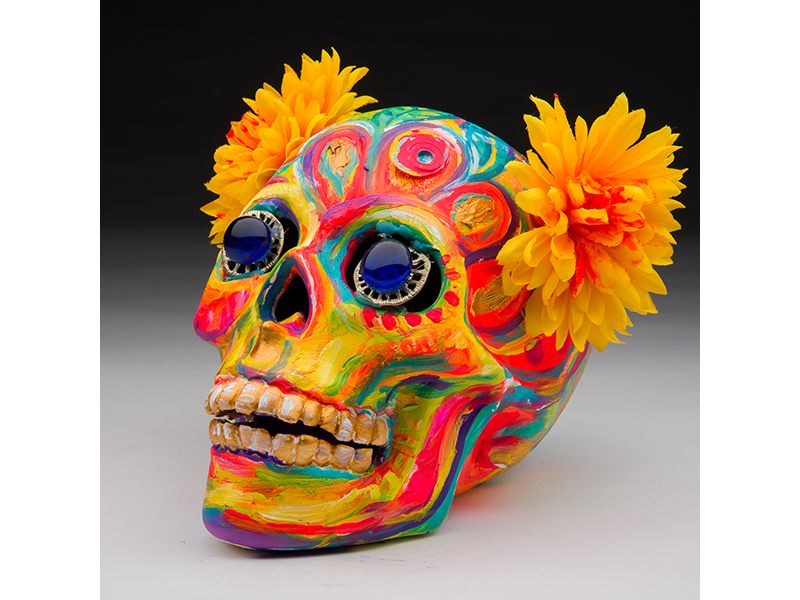 skull art auction