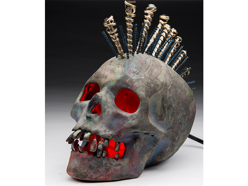 skull art auction