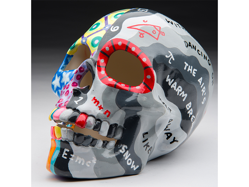 skull art auction