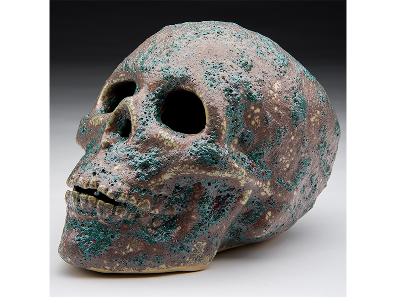skull art auction