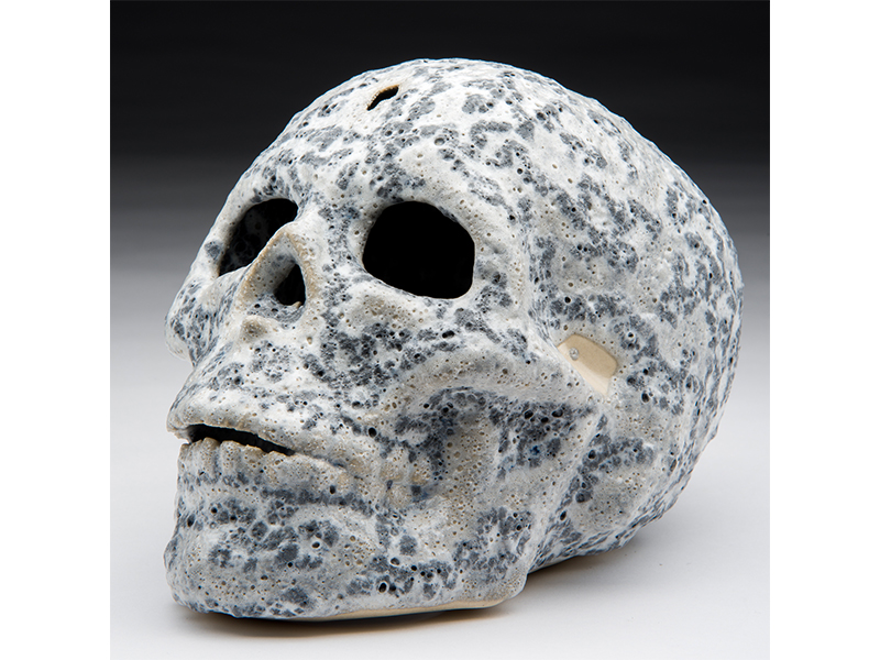 skull art auction