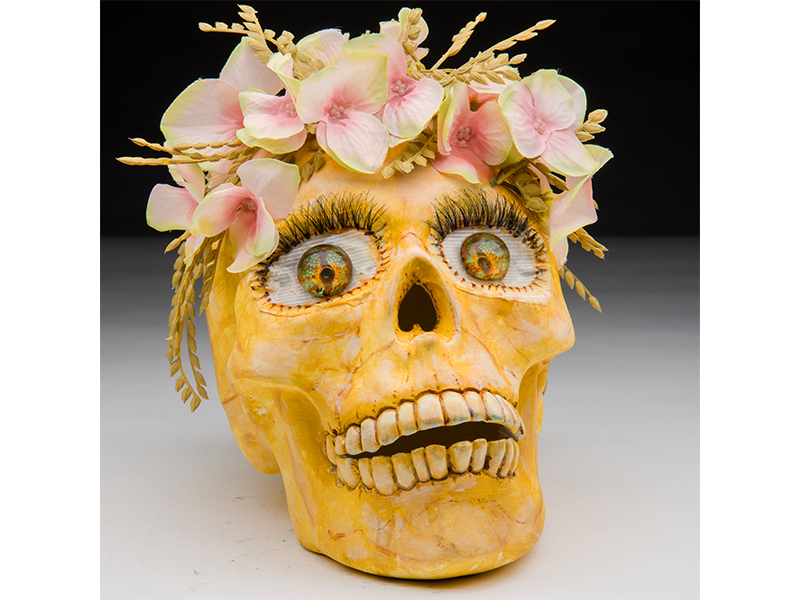 skull art auction