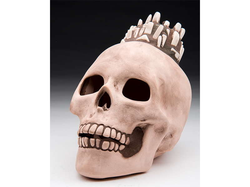 skull art auction