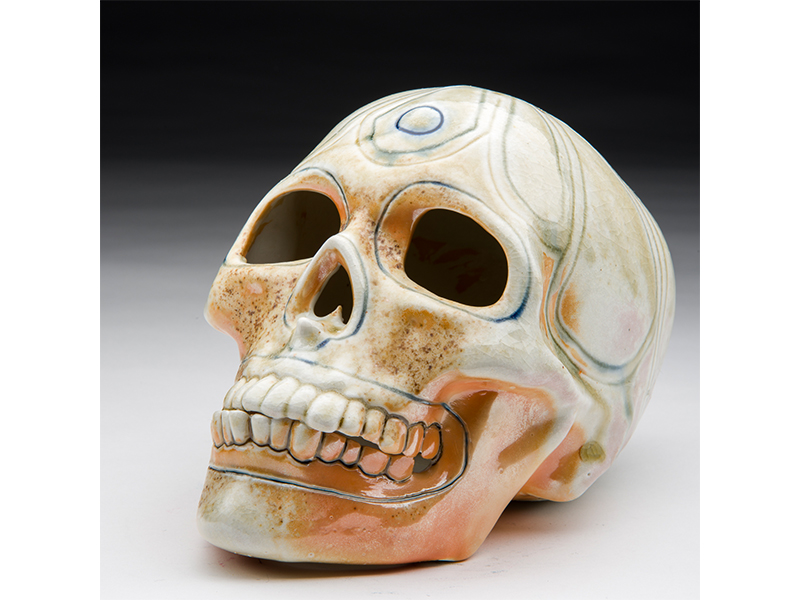 skull art auction
