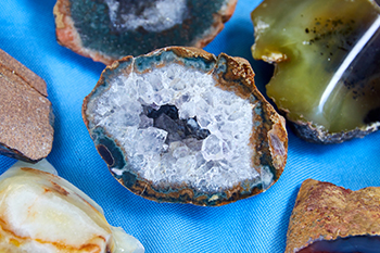 assorted crystals and rocks