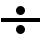 divided by